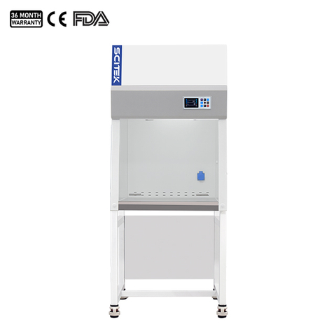 خزانة تدفق الصفحي العمودي في Benchtop